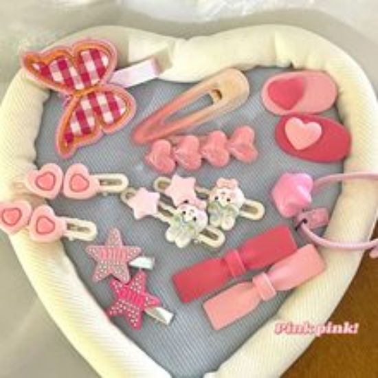 图片 Pink hair clip