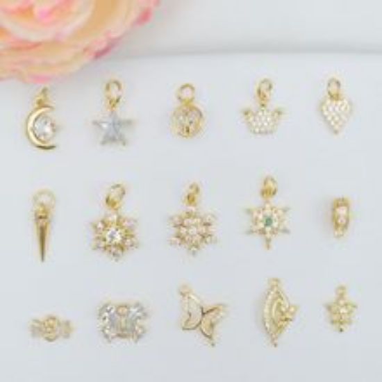 图片 Star snowflake bracelet pendant